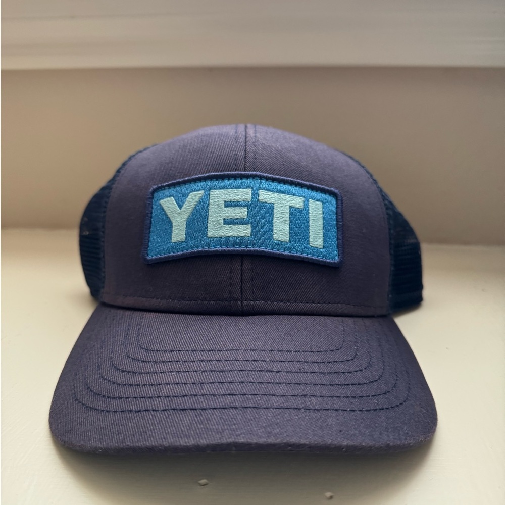 YETI Blue and Gray Trucker Hat